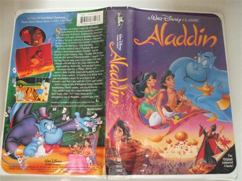 Aladdin vhs black diamond - English. This is the full collection of the Walt Disney Black Diamond Collection on VHS. These videos contain the full recording including commercials and …
